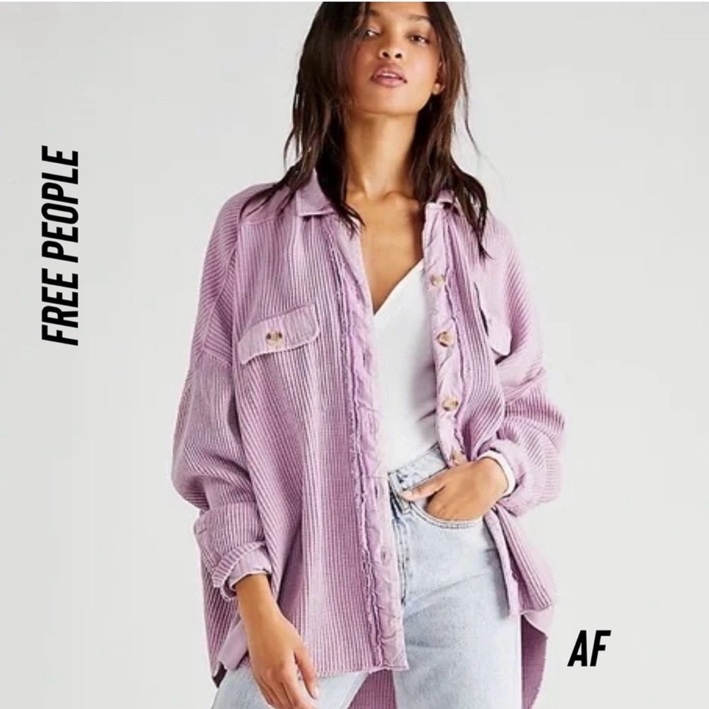 🩷 EUC FREE PEOPLE ONE SCOUT
JACKET BUBBLE TEA RARE